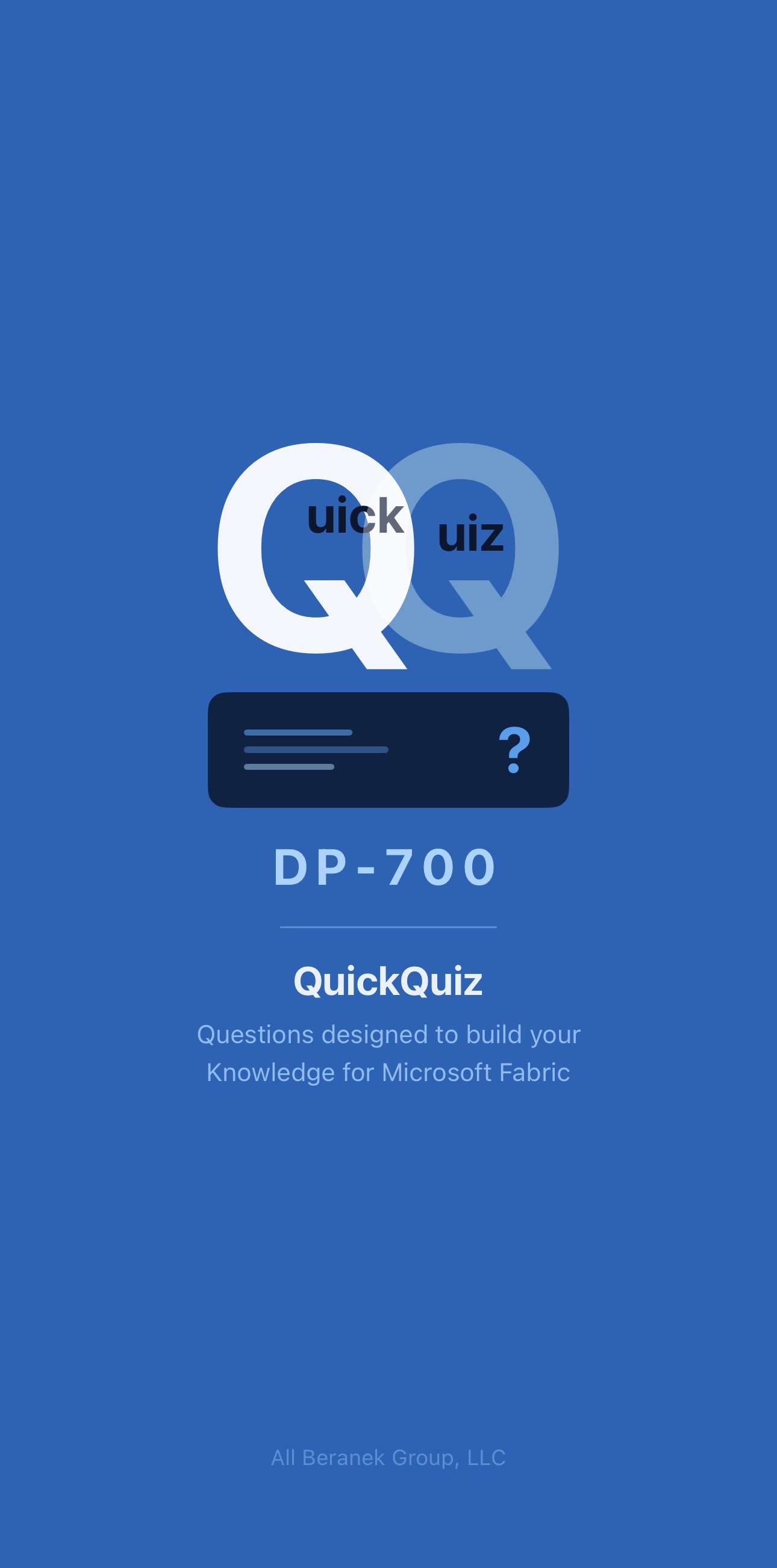 Quick Quiz splash screen